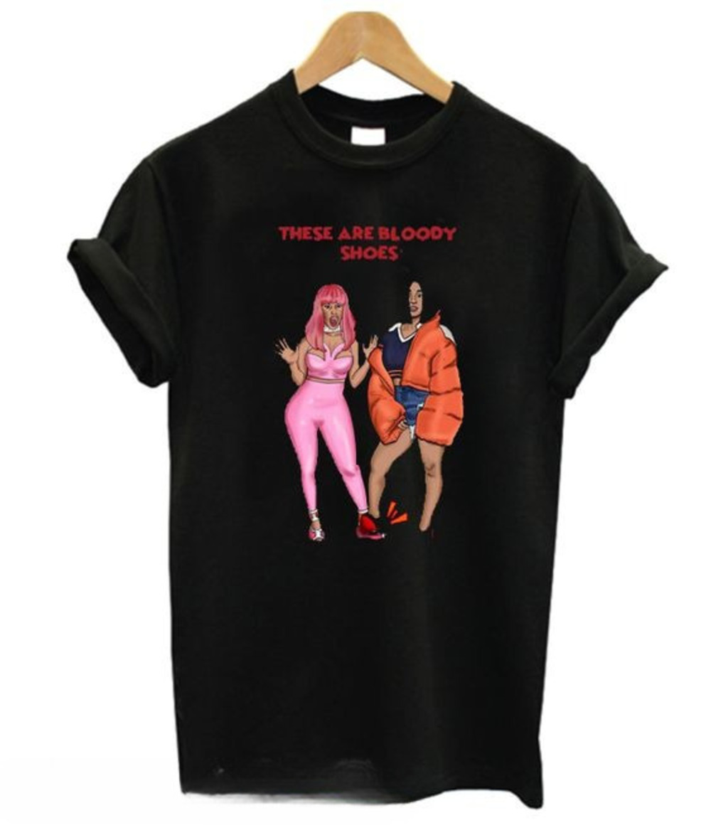 Cardi B Nicki Minaj Smooth T-Shirt Cardi B Rapper Music T-shirt